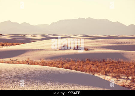 White Sands Nationalpark in den USA Stockfoto