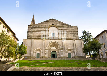 Kirche San Fortunato, Todi, Provinz Terni, Umbrien, Italien Stockfoto