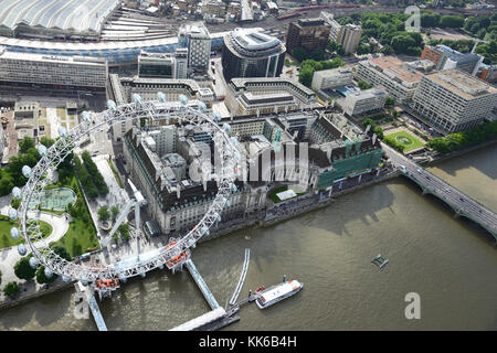 London Luftaufnahmen Stockfoto