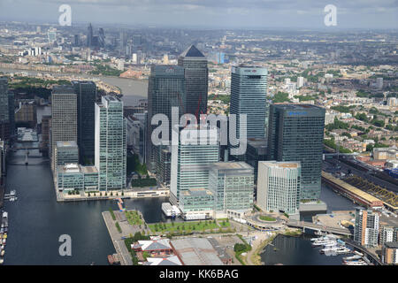 London Luftaufnahmen Stockfoto