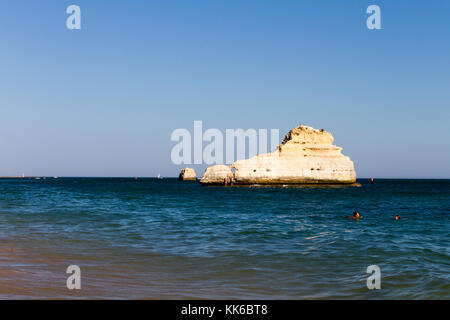 Praia Tres Castelos, Strand in Portimao Algarve Portugal Stockfoto