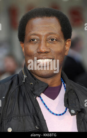 Amerikanischer Schauspieler Wesley Snipes sorgt sich die UK-Premiere von "X-Men: Tage der zukünftigen Vergangenheit im Odeon Leicester Square in London. 12.Mai 2014 © Paul Treadway Stockfoto