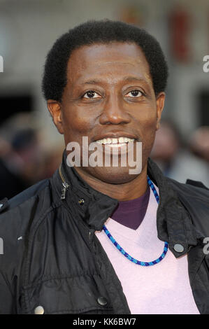 Amerikanischer Schauspieler Wesley Snipes sorgt sich die UK-Premiere von "X-Men: Tage der zukünftigen Vergangenheit im Odeon Leicester Square in London. 12.Mai 2014 © Paul Treadway Stockfoto