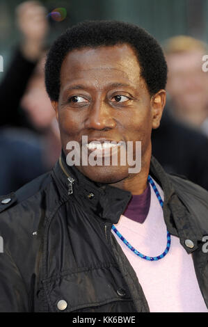 Amerikanischer Schauspieler Wesley Snipes sorgt sich die UK-Premiere von "X-Men: Tage der zukünftigen Vergangenheit im Odeon Leicester Square in London. 12.Mai 2014 © Paul Treadway Stockfoto