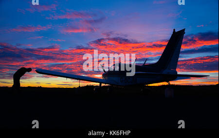 Piper private Fläche Stockfoto