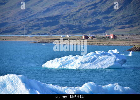 Verlassen Narsarsuaq an Bord Fred Olsen Cruise Ship Black Watch, Grönland August 2017 Stockfoto