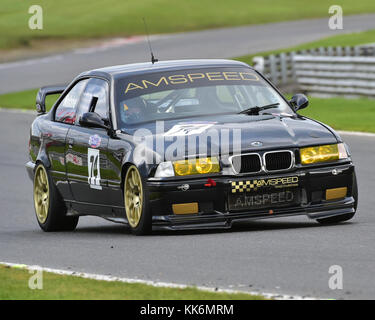 Dominic Malone, BMW M3 E36, New Millenium Series, CSCC, Classic Sports Car Club, Brands Hatch, November 2017, Autorennen, Autos, Rennstrecke, Klasse Stockfoto