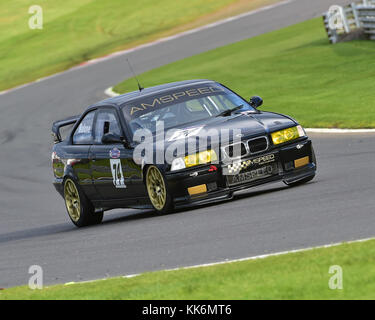 Dominic Malone, BMW M3 E36, New Millenium Series, CSCC, Classic Sports Car Club, Brands Hatch, November 2017, Autorennen, Autos, Rennstrecke, Klasse Stockfoto
