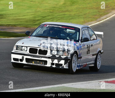 Dave Griffin, BMW M3, E36, Modern Classics, Classic Sports Car Club, CSCC, Night Race Meeting, Brands Hatch, November 2017, Rennwagen, Autos, Sport Stockfoto