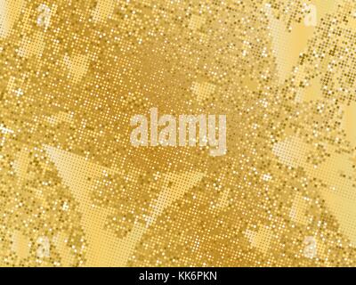 Gold grunge Textur. Abstrakte halftone Hintergrund. vector Pattern. Stock Vektor