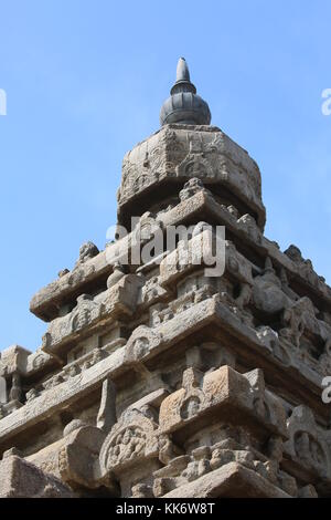 Shore Tempel, Mamallapuram-Süd Indien Südindien Stockfoto