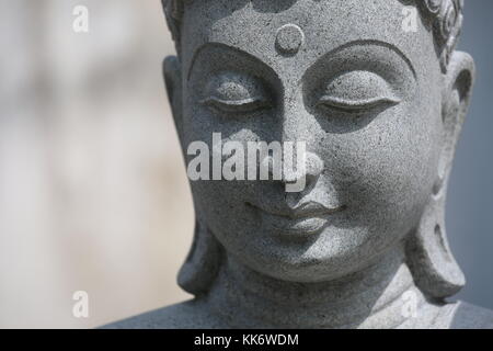 Buddha Figur aus Stein - Buddha Figur aus Stein Stockfoto