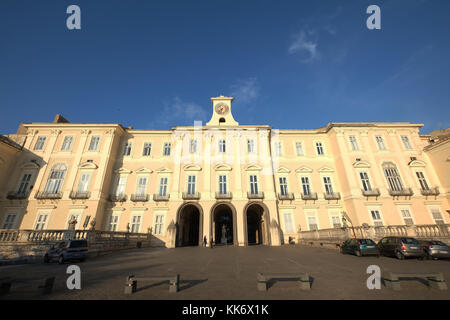 Der Königspalast von Portici (Reggia di Portici oder Palazzo reale di Portici)Portici, Neapel Italien Stockfoto