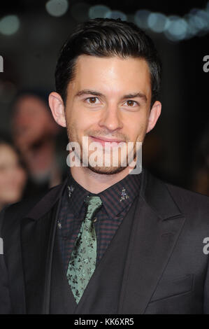 Jonathan Bailey nimmt an der Galavorstellung von Testament der Jugend im Odeon Leicester Square in London. 14. Oktober 2014 © Paul Treadway Stockfoto