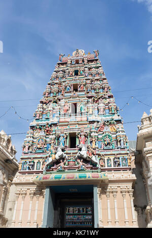 Sri Mahamariamman Hindutempel in Kuala Lumpur, Malaysia Stockfoto