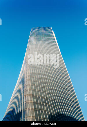 Hadid Turm von Zaha Hadid Architects, in Mailand, Italien die modernen Citylife - Metro Haltestelle Tre Torri Stockfoto