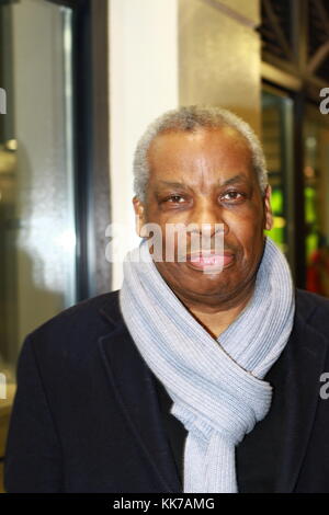 Don Warrington OBE Trinidadischen britischer Schauspieler 28. November 2017 in Damm Place London geboren. Stockfoto