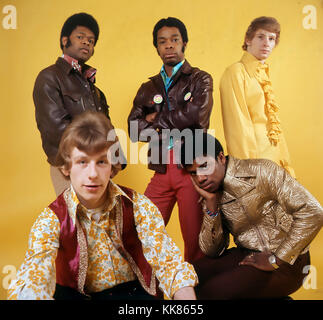 Die EQUALS UK R&B-Gruppe 1968. Foto: Tony Gale Stockfoto