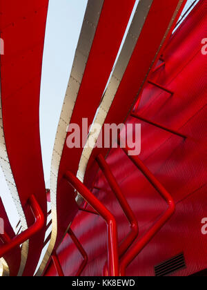 Petersen automotive Museum Fassade am 12. August 2017 - los angeles, Ca, USA Stockfoto