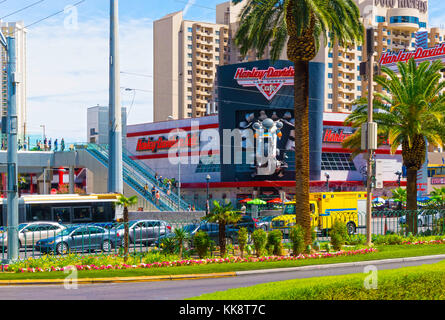 Las Vegas, USA - Mai 05, 2016: Harley Davidson Cafe Stockfoto