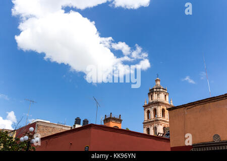 Die Innenstadt in einem Sommertag. San Luis Potosí, San Luis Potosí. Mexiko Stockfoto