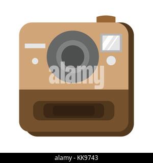 Instant Foto Kamera Vector Graphic illustration Design Stock Vektor