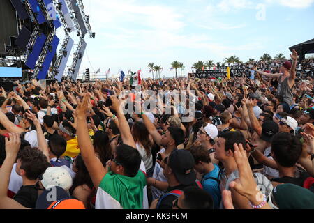 MIAMI, FL - MÄRZ 18: (Bis 03/23/2016) Atmosphäre beim Ultra Music Festival 2016 am 18. März 2016 in Miami, Florida. Personen: Atmosphäre T Stockfoto