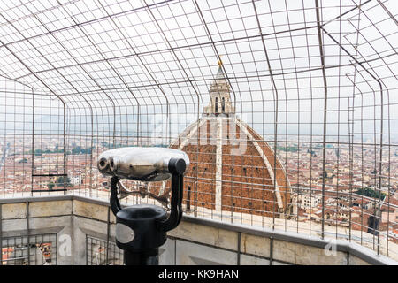 Florenz, Italien - Oktober, 2017: Florenz oder Firenze Antenne Florenz Duomo Stockfoto