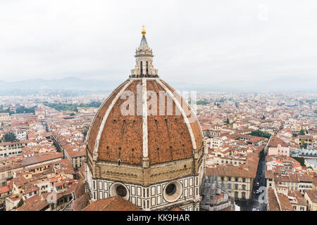 Florenz, Italien - Oktober, 2017: Florenz oder Firenze Antenne Florenz Duomo Stockfoto
