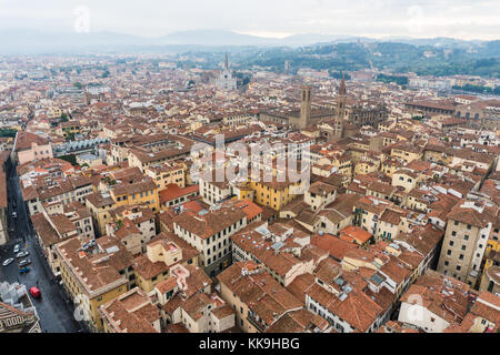 Florenz, Italien - Oktober, 2017: Florenz oder Firenze Antenne Florenz Duomo Stockfoto