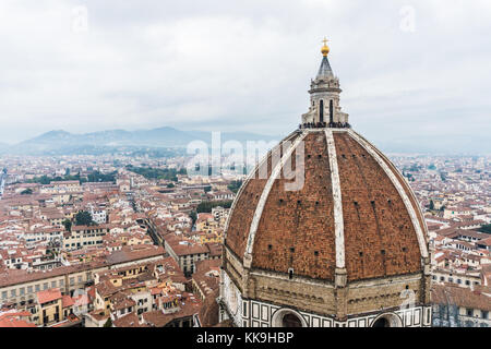 Florenz, Italien - Oktober, 2017: Florenz oder Firenze Antenne Florenz Duomo Stockfoto