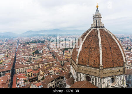 Florenz, Italien - Oktober, 2017: Florenz oder Firenze Antenne Florenz Duomo Stockfoto