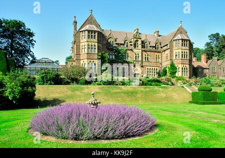 Knightshayes Court. viktorianischen neugotischen Stil Landhaus in der Nähe von, Tiverton, Devon, England. Erbaut 1869. Stockfoto