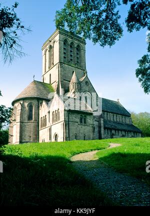 Die viktorianischen Pfarrkirche St. Jakob in der Ortschaft Kingston, Dorset, England. Stockfoto