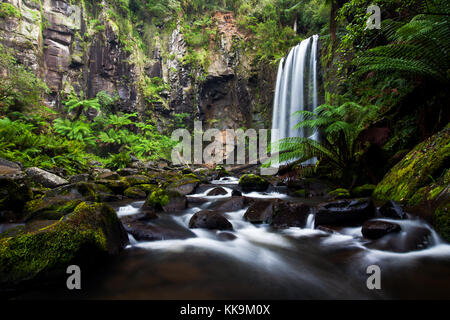 Hopetoun fällt in beechforest, Victoria entfernt. Stockfoto