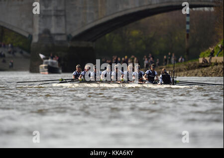 Boat Race Oxford v Cambridge Stockfoto