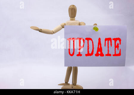 Konzeptionelle Handschrift Text Inspiration zeigt Update Business Concept for Education Text Knowledge Stockfoto