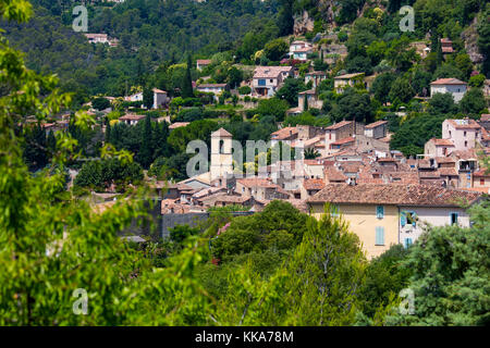 Quinson Dorf, Gorges du verdon Natural Park, Alpes Haute Provence, Frankreich, Europa Stockfoto