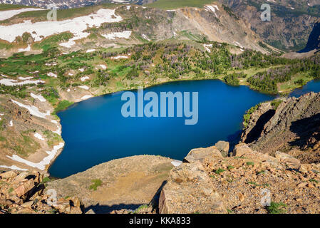 Beartooth Highway, Twin Lakes. Wyoming, USA. Stockfoto