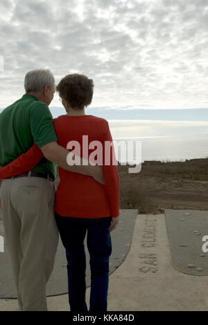 Los Flores View Point, El CAMINO Real, Oceanside, Kalifornien, USA. Stockfoto