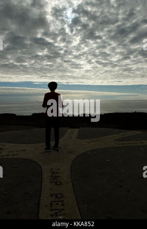 Los Flores View Point, El CAMINO Real, Oceanside, Kalifornien, USA. Stockfoto