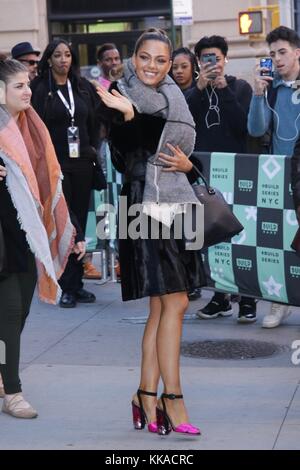 New York, NY, USA. Nov. 2017. Demi-Leigh Nel-Peters bei Der Build Series am 29. November 2017 in New York City. Credit: Diego Corredor/Media Punch/Alamy Live News Stockfoto