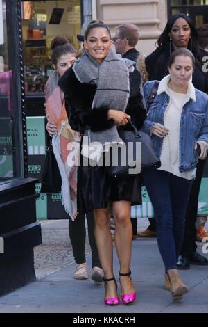 New York, NY, USA. Nov. 2017. Demi-Leigh Nel-Peters bei Der Build Series am 29. November 2017 in New York City. Credit: Diego Corredor/Media Punch/Alamy Live News Stockfoto