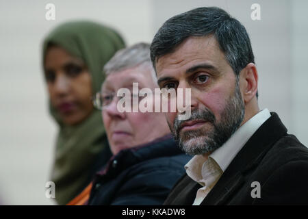 London, England, UK. 29 Nov, 2017. Mohammed kozbar nehmen an der Debatte 'anti-muslimische konfrontieren Hassverbrechen in Großbritannien "Herausforderungen und Chancen. Credit: Siehe li/alamy leben Nachrichten Stockfoto