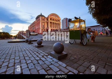 Teatro Amazonas in Manaus, Brasilien, Südamerika Stockfoto