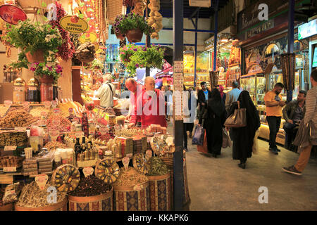 Gewürzmarkt misir carsisi, ägyptischen Markt, eminonu, Istanbul, Türkei, Europa Stockfoto