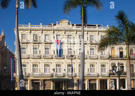 Hotel Inglaterra, Parque Central, Havanna, Kuba, Westindien, Zentralamerika Stockfoto