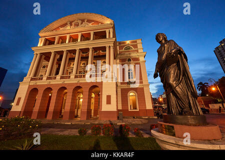 Teatro Amazonas in Manaus, Brasilien, Südamerika Stockfoto