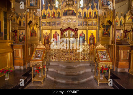 Kloster Geburt Christi (Gedenktempel für die Geburt Christi), Bulgarisch Orthodox, Shipka, Bulgarien, Europa Stockfoto