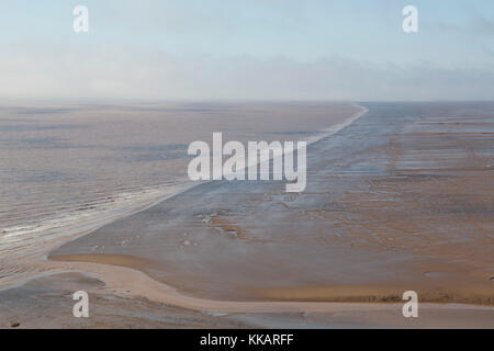 Wattenmeer, von Hopewell Felsen gesehen, in der Bucht von Fundy, der Ort, an dem sich die höchsten Gezeiten der Welt, New Brunswick, Kanada, Nordamerika Stockfoto